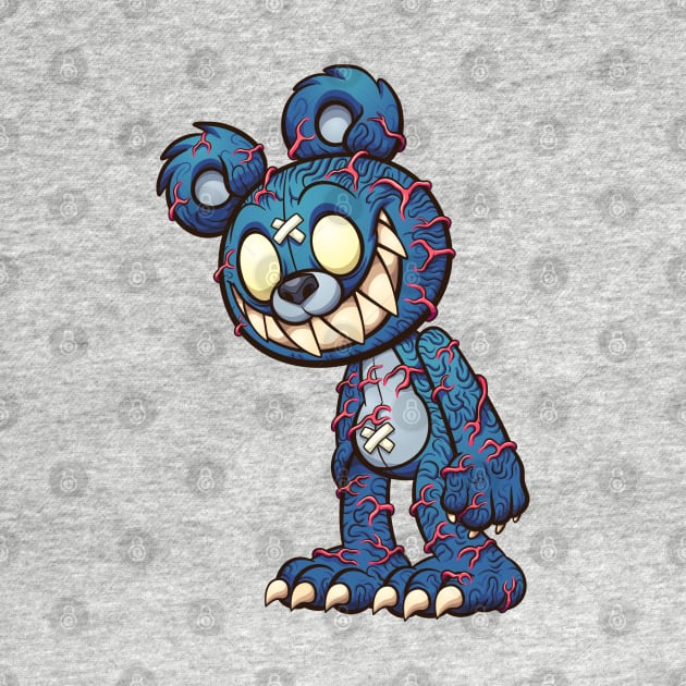 Scary Teddy bear by memoangeles